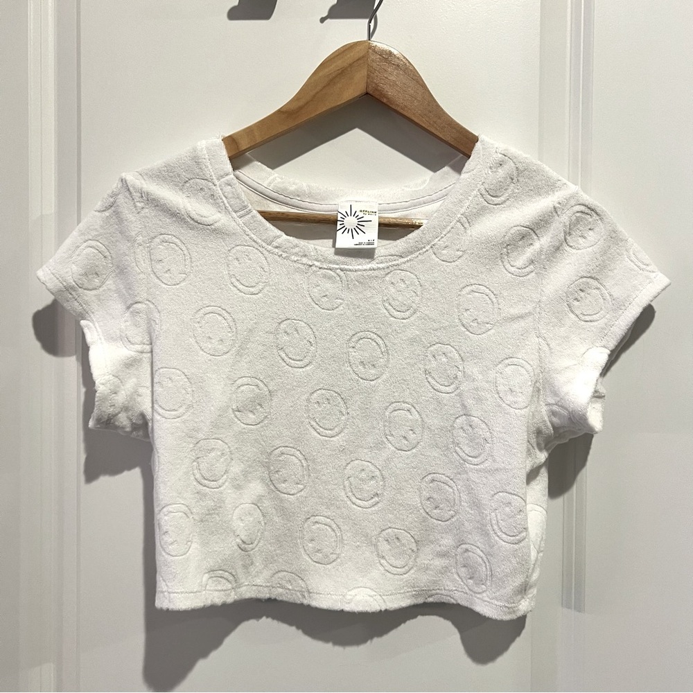 Aerie Offline Women’s S‎ Smiley Crop top.